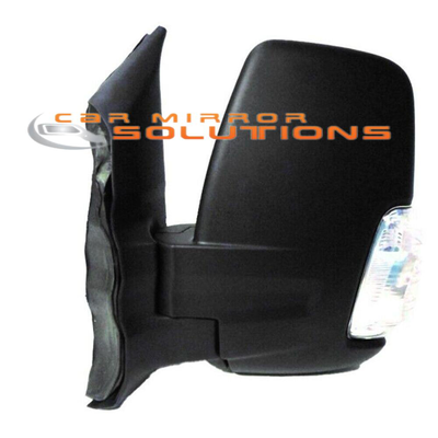 Ford Transit VO MK8 2014 onwards (electric adjustment, short arm, w indicator) Passenger Side Mirror - Car Mirror Solutions