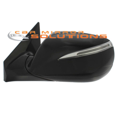 Hyundai Santa Fe DM Highlander 08/2012-06/2014 (autofold, w puddle, w auto dip - 14 PIN) Passenger Side Mirror - Car Mirror Solutions