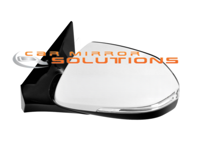 Hyundai Santa Fe 07/2014-2018 (autofold, w puddle, w auto dip - 14 PIN) Passenger Side Mirror - Car Mirror Solutions