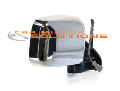 Nissan Navara D22 10/2001-04/2015 (electric adjustment) Chrome Passenger Side Mirror - Car Mirror Solutions