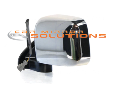 Nissan Navara D22 10/2001-04/2015 (electric adjustment) Chrome Driver Side Mirror - Car Mirror Solutions