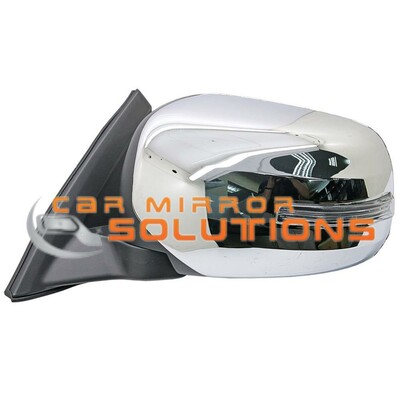 Mitsubishi Triton ML & MN 07/2006-04/2015 (w indicator) Chrome Passenger Side Mirror - Car Mirror Solutions