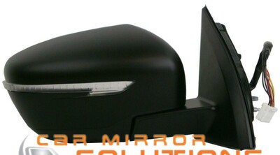 Nissan Qashqai J11 Ti & TL 06/2014 onwards (w camera, autofold) Driver Side Mirror - Car Mirror Solutions