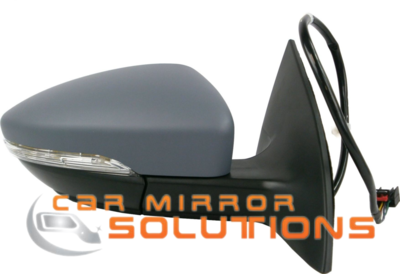 VW Passat CC 01/2009-06/2012 (autofold, w puddle)  Driver Side Mirror - Car Mirror Solutions